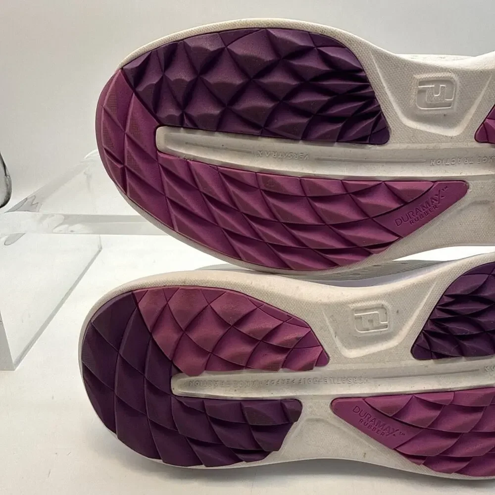 FootJoy Women's FJ Flex XP Golf Shoes Grey/Purple 7.5M